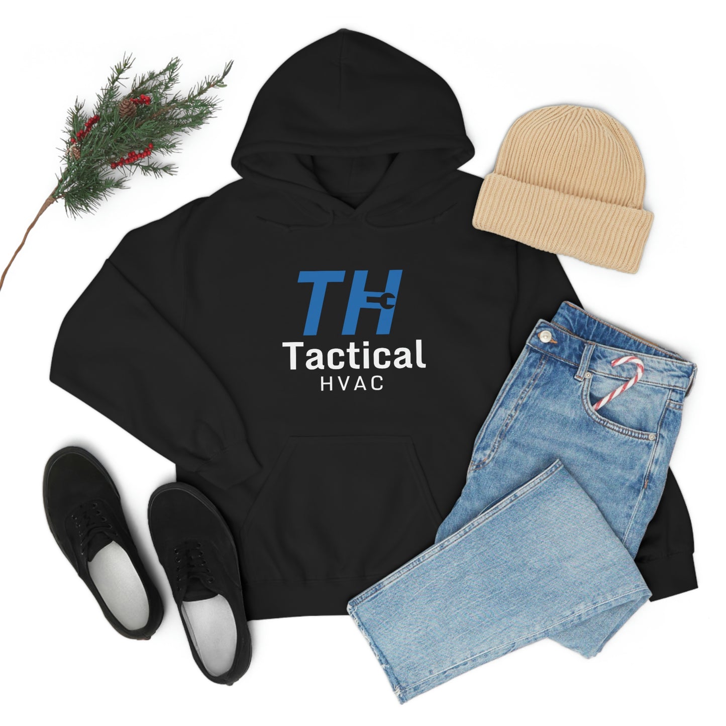 Men's Tactical HVAC Hooded Sweatshirt